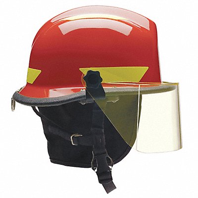 G8579 Fire/Rescue Helmet Red Thermoplastic