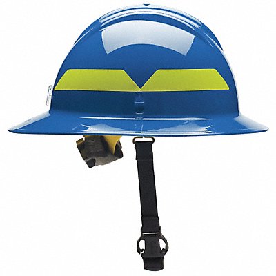 Fire Helmet Blue Thermoplastic