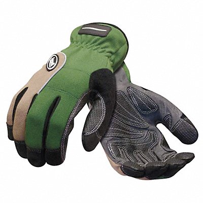 Cut Resistant Gloves Black/Green L PR