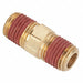 Hex Nipple Brass 3/8 in Pipe Size MNPT