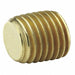 Countersink Plug Brass 1/8 in MNPT