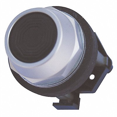 H7011 Non-Illum Push Button 30mm Flush Black