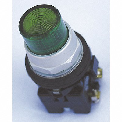 H5306 Illuminated Push Button 30mm Green 6VAC