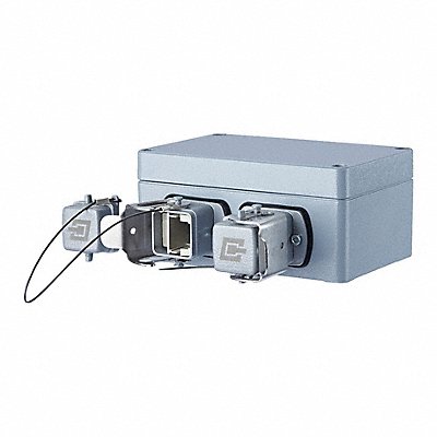 Data Connector Outlet Gray 2.244 H