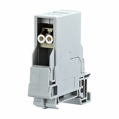 Fiber Optic Adapter sert Light Gray