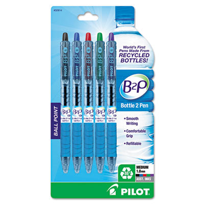 PEN,B2PBALLPT,MED,5PK,AST