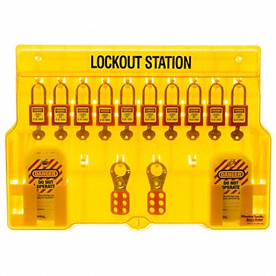 Lockout Station Filled 36 Components