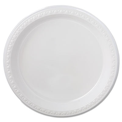 PLATE,RND PLS HY WT,9",WH