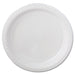 PLATE,RND PLS HY WT,9",WH