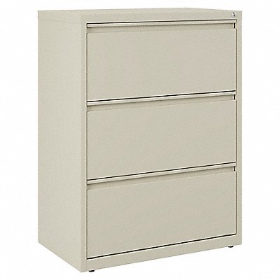 Lateral File Cabinet 40-1/4 in H Putty