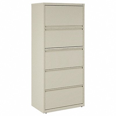 Lateral File Cabinet 67-5/8 in H Putty