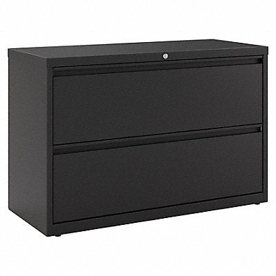 Lateral File Cabinet Black 28 in.H Steel