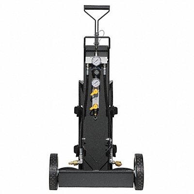 Air Cylinder Cart Black D-Grip Handle