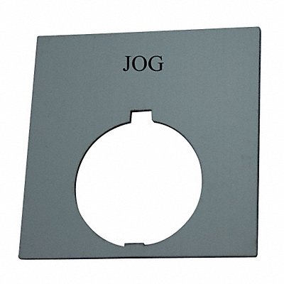 Legend Plate Square Jog Black