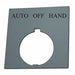 Legend Plate Square Auto Off Hand Black