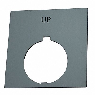 Legend Plate Square Up Black