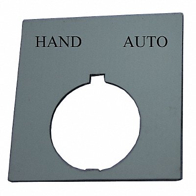 Legend Plate Square Hand Auto Black