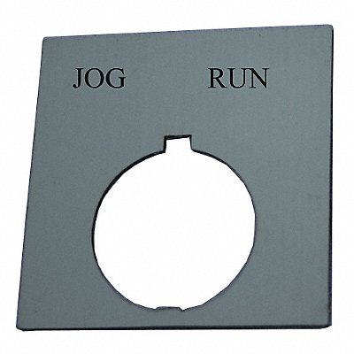 Legend Plate Square Jog-Run Black