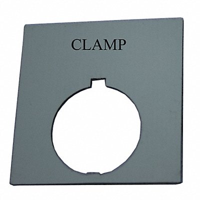 Legend Plate Square Clamp Black