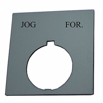 Legend Plate Square Jog-For Black