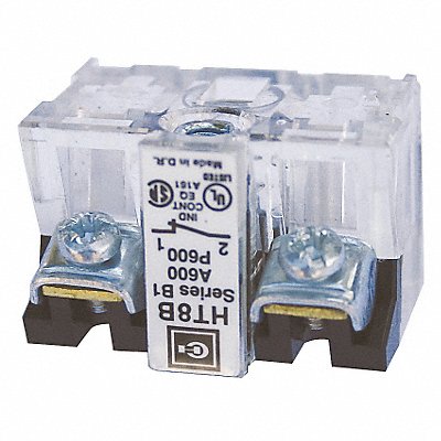 Contact Block NC 30mm Clear