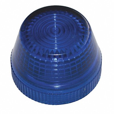 Pilot Light Lens 30mm Blue Plastic