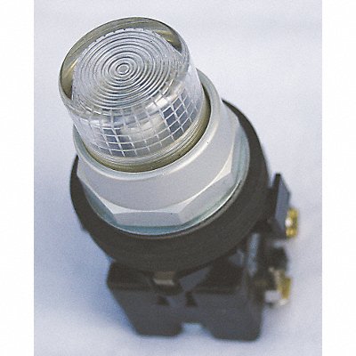 Pilot Light Lens 30mm Clear Plastic