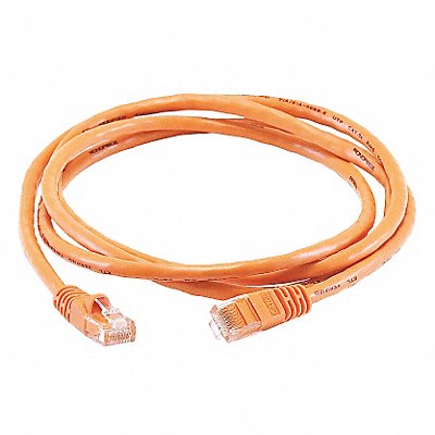 Patch Cord Cat 5e Booted Orange 5.0 ft.