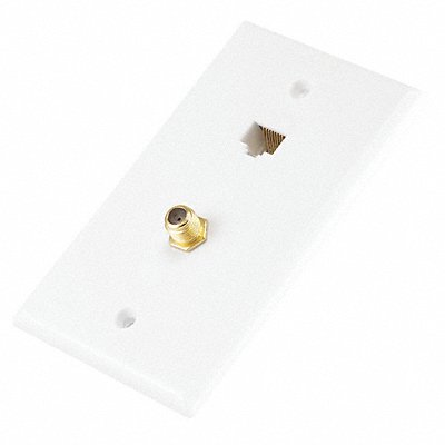 Cat5e/ F Type Wall Plate Coupler