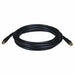 Coaxial Cable RG-6 10 ft Black