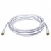 Coaxial Cable RG-6 10 ft White