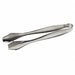 Ice Tongs 7 in L SS Silver PK12