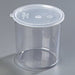 Food Crock with Lid 6.75 in H Clear PK6