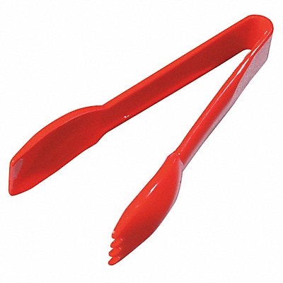 Salad Tongs 6.44 in L Plastic Red PK12