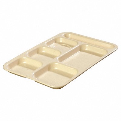 Compartment Tray 14 1/2 in L Tan PK12