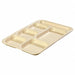 Compartment Tray 14 1/2 in L Tan PK12