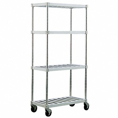 Mobile Pot and Pan Rack 74 in H 48 in W