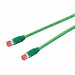 Patch Cord Cat 6A Bootless Green 1.6 ft.