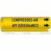 Pipe Marker Compressed Air 9 in H 8 in W