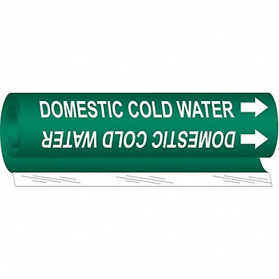 Pipe Mrkr Domstc Cold Watr 26in H 12in W