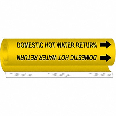 Pipe Marker Domestic Hot Water Return