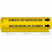 Pipe Mrkr Domestic Hot Watr Return 5in H