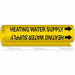 Pipe Marker Heating Water Supply 26in H