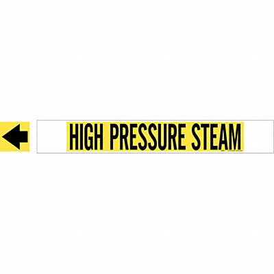 Pipe Mrkr High Prssre Steam 4in H 24in W