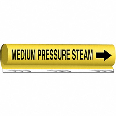 Pipe Marker Medium Pressure Steam 26in H