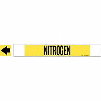 Pipe Marker Nitrogen 4 in H 24 in W