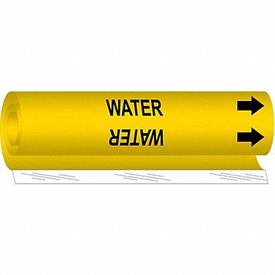 Pipe Marker Water 26 in H 12 in W