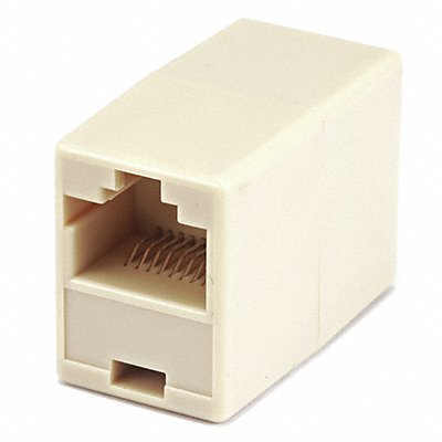 CAT5E RJ45 Straigt Inline Coupler Beige