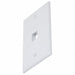 WallPlate Blank Keystone 1 Hole White