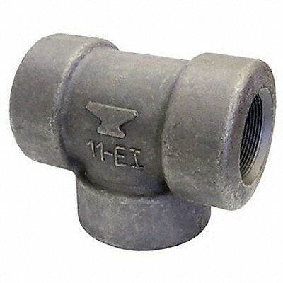 Tee Forged Steel 1 1/2 in Pipe Size FNPT